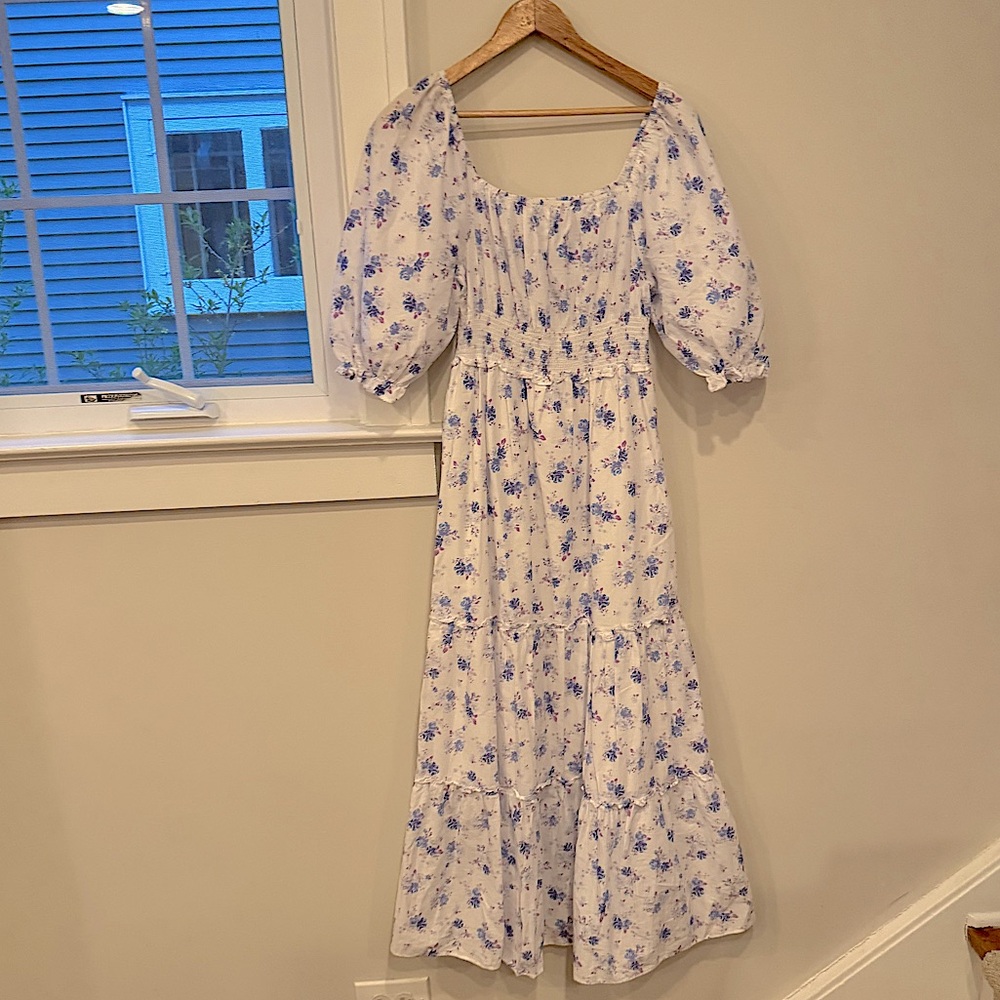 Nwt Loveshackfancy X Target Gemma In White Floral… - image 4